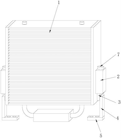 一种高稳固翅片式散热器扣具的制作方法