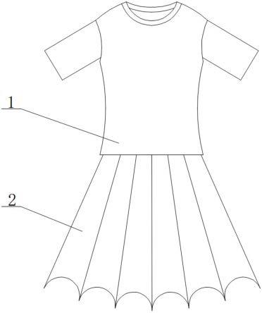 一种裙摆可拆卸的服饰的制作方法