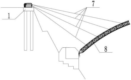 一种悬拼拱架扣索钢丝绳与钢筋混凝土后锚连接系统的制作方法