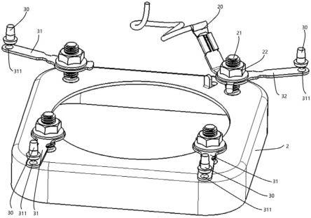 方向盘喇叭导通结构、方向盘及车辆的制作方法