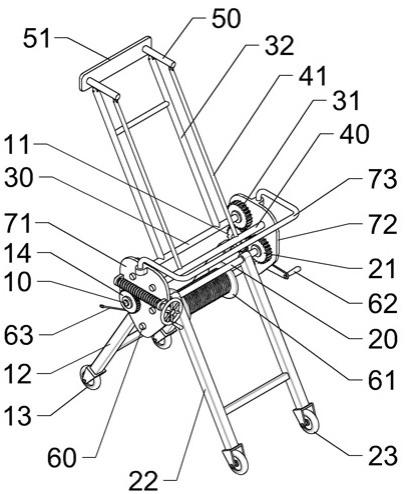 一种室内穿线施工牵引装置的制作方法