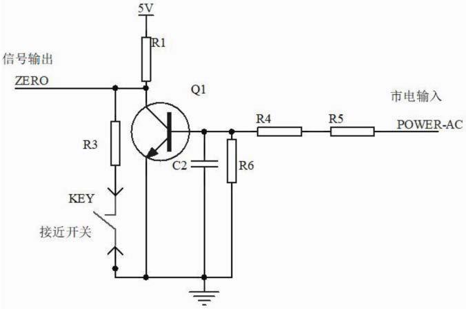 一种电网检测与接近开关检测复用的控制电路的制作方法