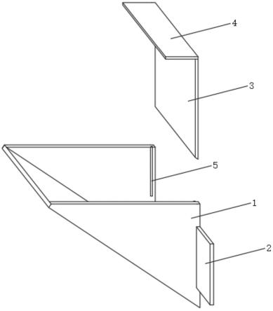 一种可拆卸构造柱簸萁口金属模板的制作方法