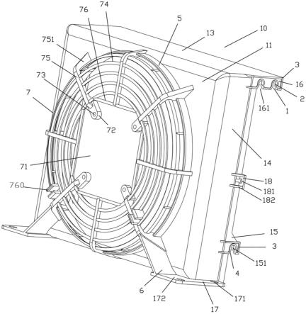 一种内置风机的换热器用连接壳体的制作方法