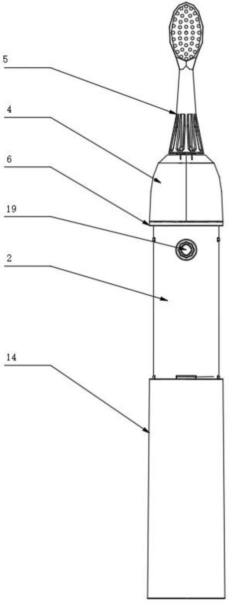 一种带有冲牙器功能的电动牙刷的制作方法