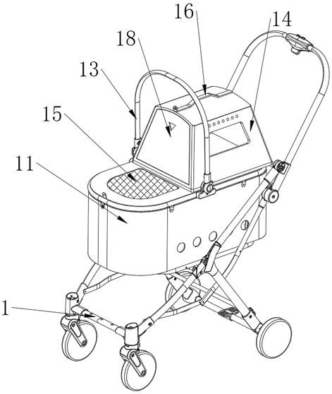 一种宠物推车的制作方法