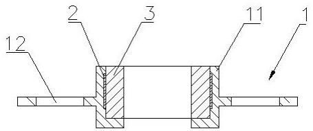 一种用于轴承座的卡簧圈固定结构的制作方法