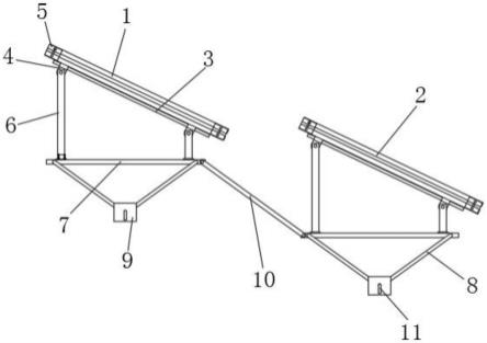 索结构光伏支架刚性支撑系统的制作方法