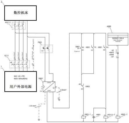 一种数控机床自动断电控制装置的制作方法