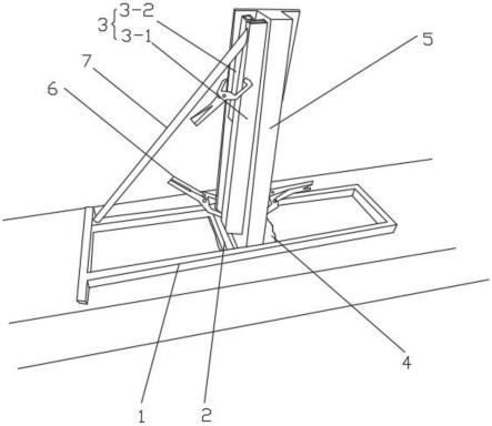 一种直埋式护栏立柱焊接辅助定位装置的制作方法