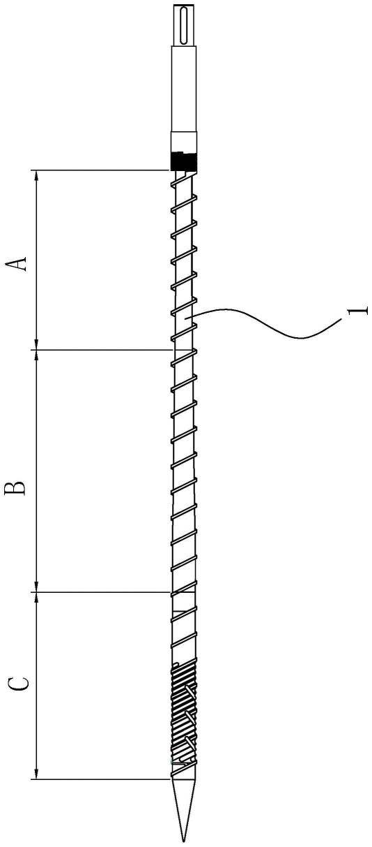 一种挤塑效率高的挤塑螺杆的制作方法