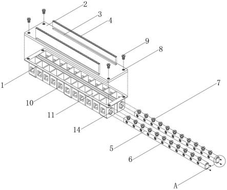 一种实验台线盒盖式隐藏电气安装结构的制作方法