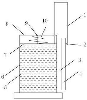 一种风电机组油脂泵油位检测装置的制作方法
