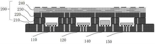 微声多信道选通放大模块半导体封装结构及其制备方法与流程