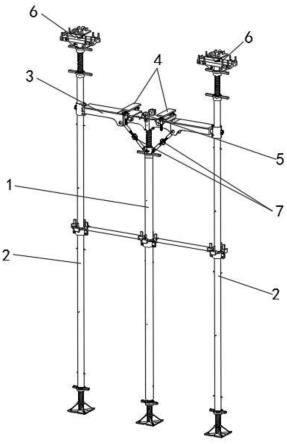 一种梁板组合式支撑架的制作方法