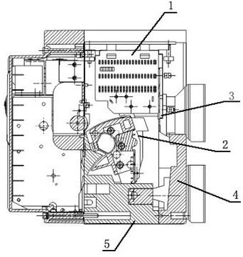 用于AC1500V工作电压的万能式断路器气吹机构的制作方法