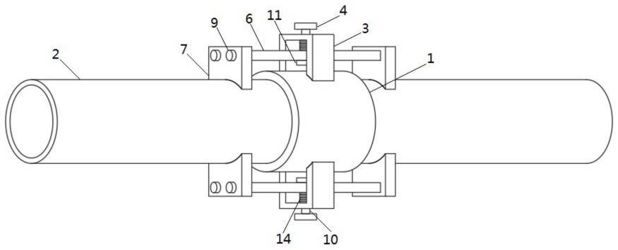 一种暖通工程用暖通管连接装置的制作方法