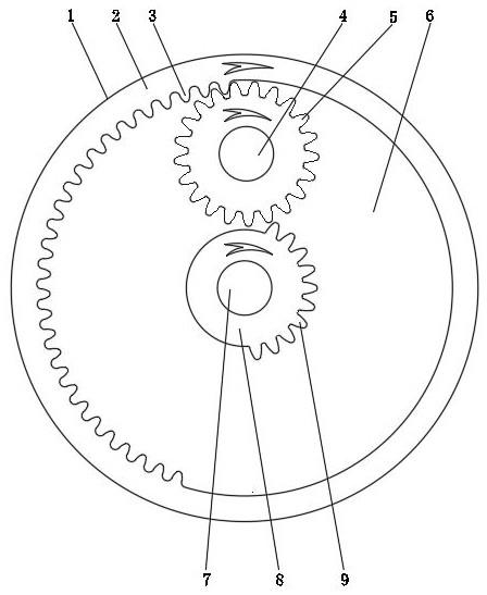 一种差速反转齿轮机构的制作方法