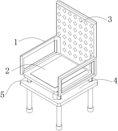 一种用于四方座椅的高度调节结构的制作方法