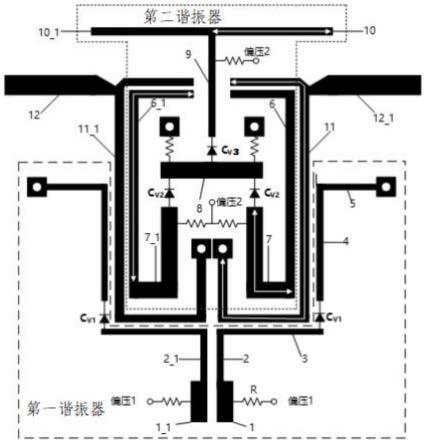 一种恒定带宽的双通带独立可调带通滤波器