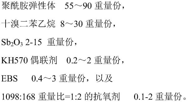 阻燃聚酰胺弹性体材料及其制备方法和应用与流程