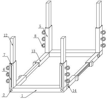 一种房建施工可拆卸定型防护作业棚的制作方法