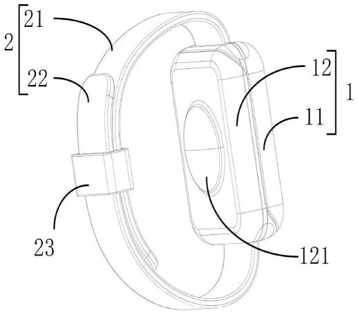一种耳机手表结合的可穿戴设备的制作方法