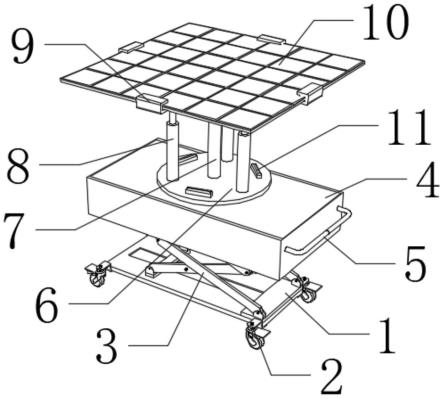 一种太阳能光伏板的调试装置的制作方法