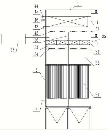 一种除尘器SCR换热器一体化装置及使用方法与流程