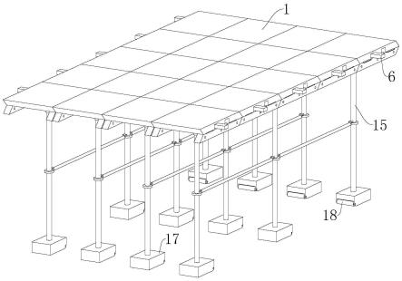 一种建筑用混凝土盘扣式快拆铝合金模板支撑系统的制作方法