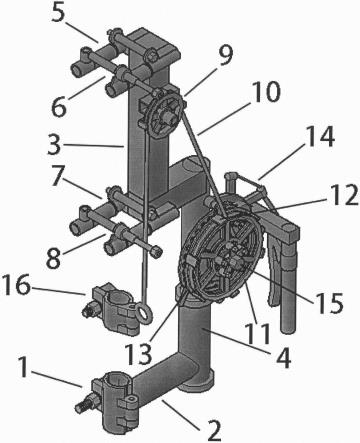旋吊式脚手架立杆器的制作方法