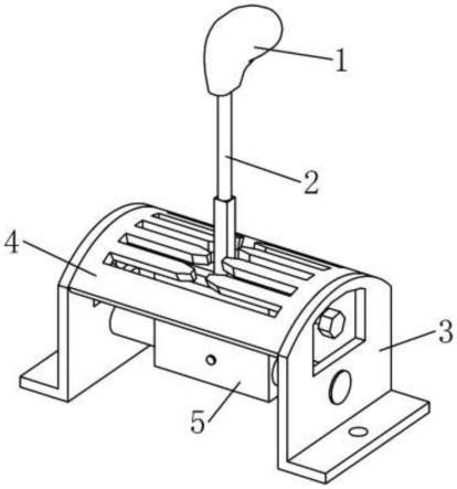 一种用于人机工程学实验台架的变速器换挡装置