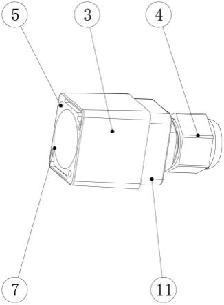 连接器插座的外置防水壳体和连接器插座线束的制作方法
