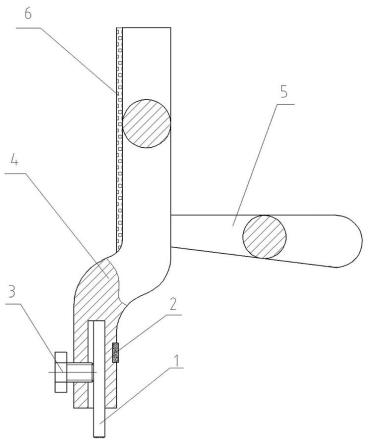 一种钻具内螺纹止口手动打钢印夹持工具的制作方法