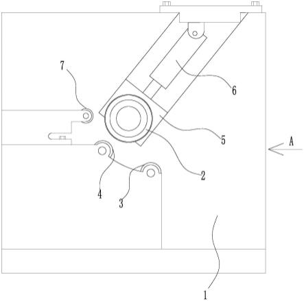 轮辋预成形板坯卷圆装置的制作方法
