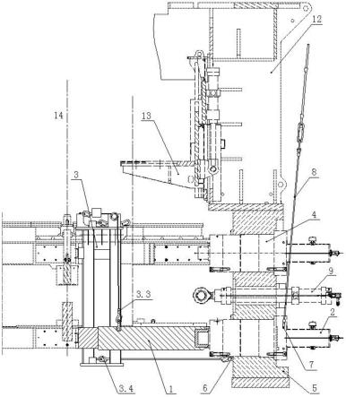 一种立辊轧机AWC液压缸拆装器具及方法与流程