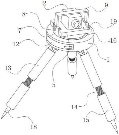 一种新型测绘仪支架的制作方法