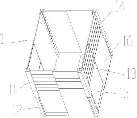 一种双向翻折伸缩储存箱的制作方法