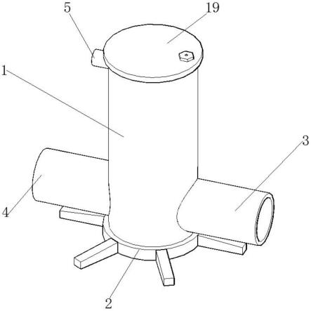 一种建筑排水消能塑料检查井的制作方法