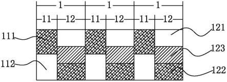 具有梭织组织效果的针织部件及鞋面的制作方法