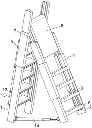 便于携带的多功能消防工程爬梯的制作方法