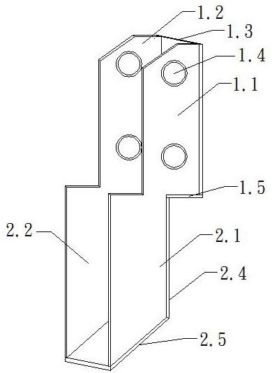 一种集装箱自动化轨道吊用开顶箱导板组件的制作方法