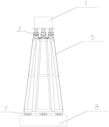 一种适合高举架储罐结构的双层三维隔震系统