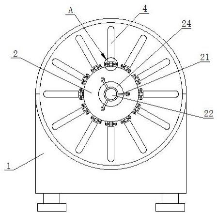 一种新型矿用轴流式主通风机叶片角度调节机构的制作方法