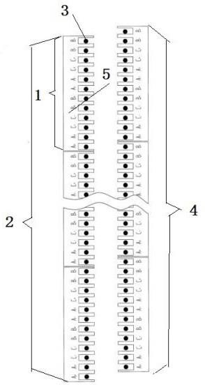 一种双边长定子交流直线电机的定子结构的制作方法