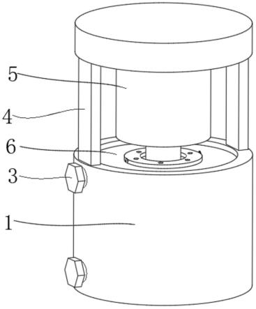 一种升降式真空均质乳化机用液压装置的制作方法