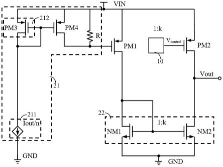 提高PSRR及线性瞬态响应的电路、LDO电路及芯片的制作方法