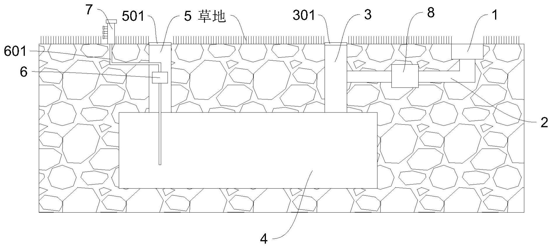 一种增加空气湿度的集雨灭火海绵系统的制作方法