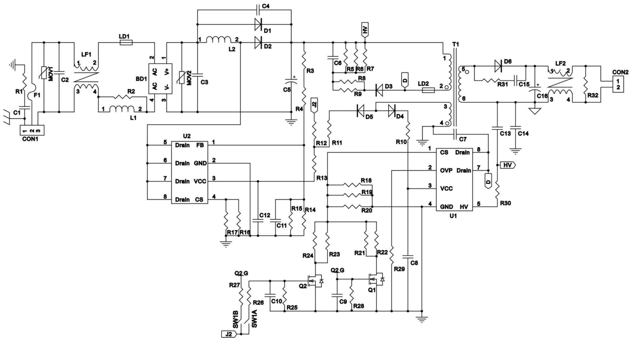 一种驱动电路及其PCB板的制作方法