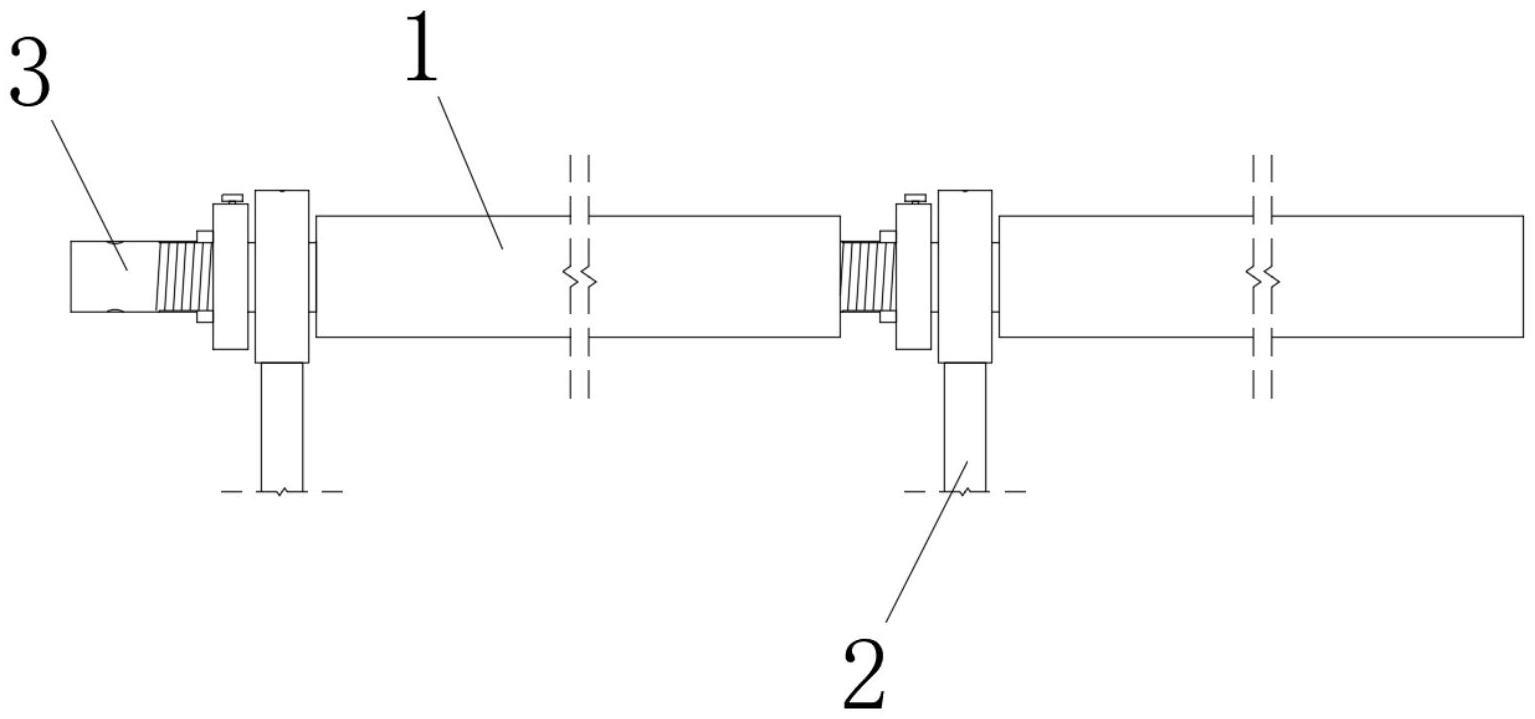 细纱机包芯丝导丝轴装置的制作方法